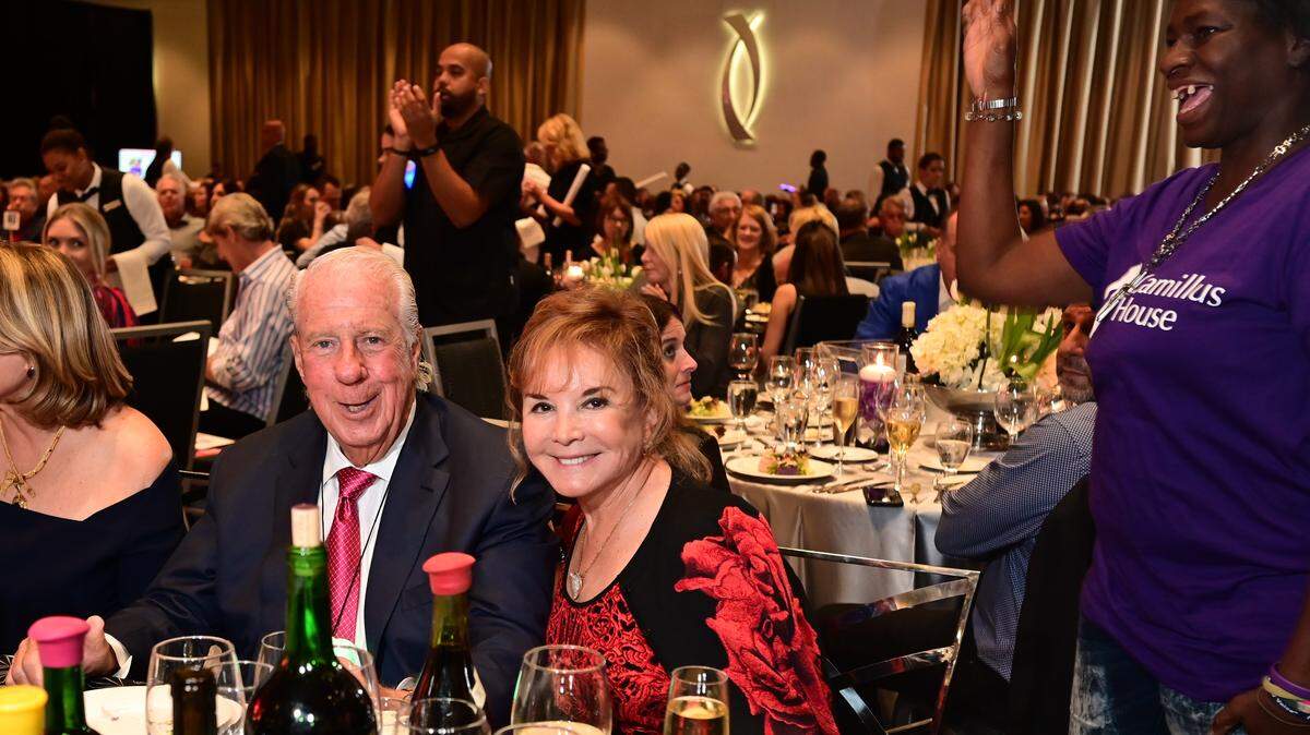 Paul DiMare is shown with his wife, Swanee. 