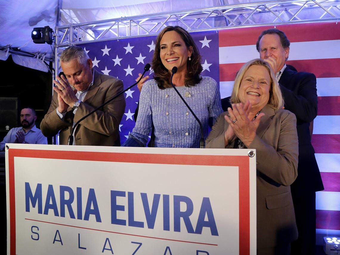 Former U.S. Rep. Lincoln Diaz-Balart and retiring Rep. Ileana Ros-Lehtinen, Miami-Dade Republicans, joined candidate Maria Elvira Salazar in August 2018 when she won the Republican primary nomination for the U.S. Congressional District 27 seat being vacated by Ros-Lehtinen. Salazar lost to Democrat Donna Shalala that November, and is now seeking a rematch.