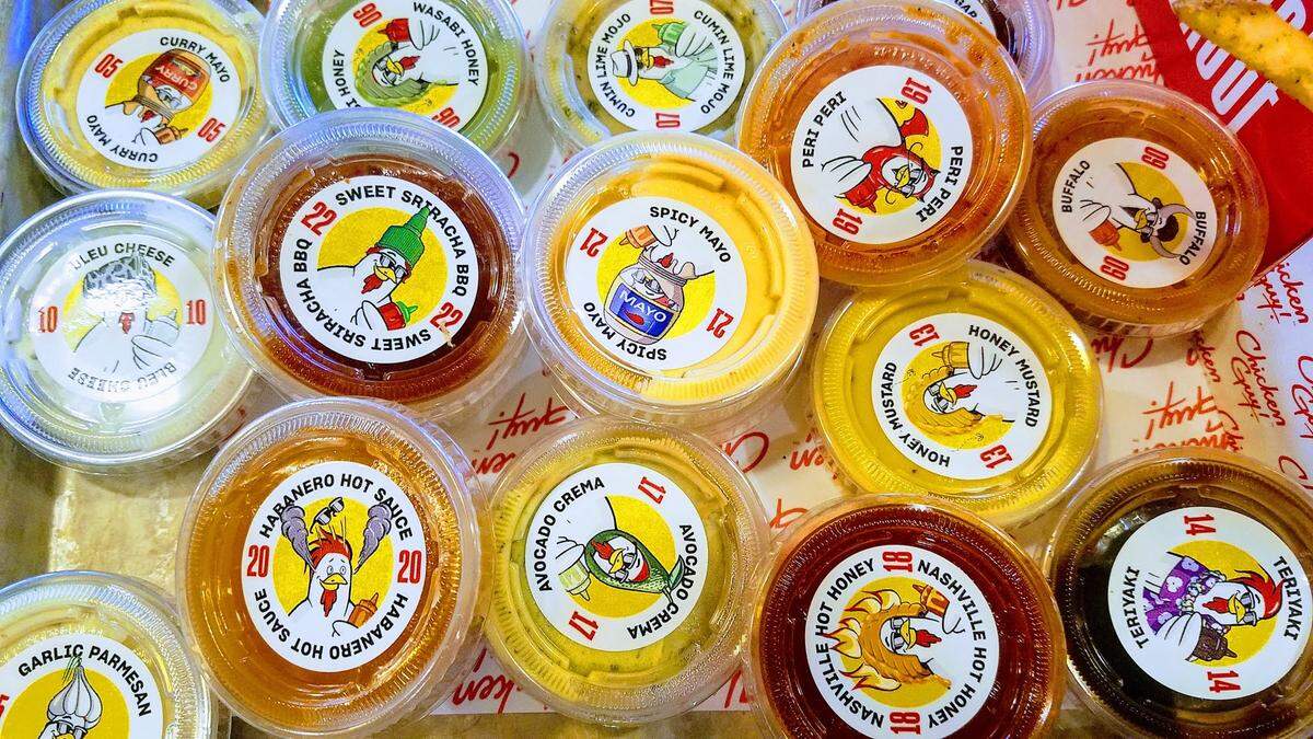Guy Fieri’s Chicken Guy! has 22 sauces. We tried them all, for journalism.