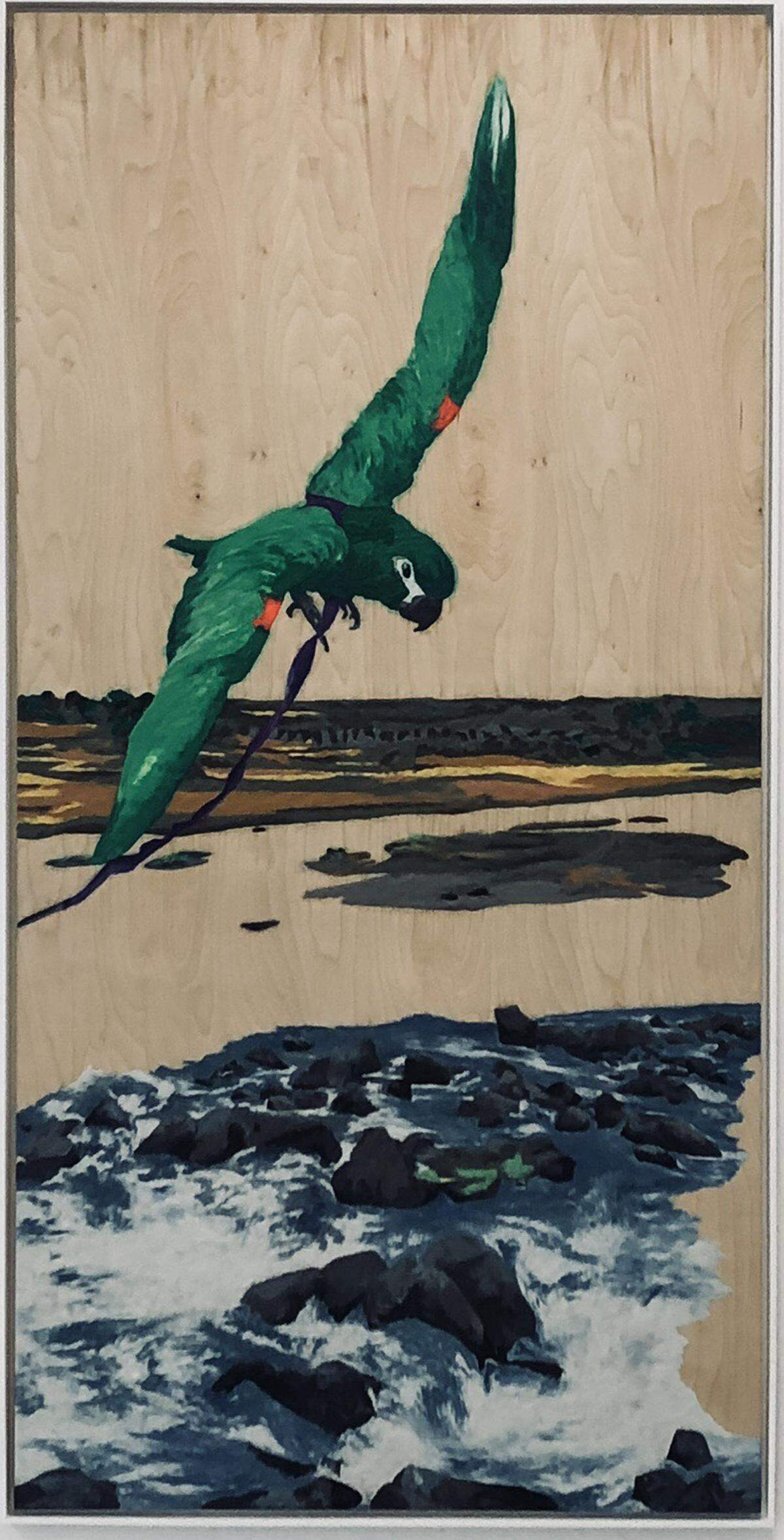 From “Adios Melancholy: and the Parroty of Life,” solo exhibition by Magnus Sigurdarson, through Oct. 22, 2018, at Emerson Dorsch gallery; www.emersondorsch.com.