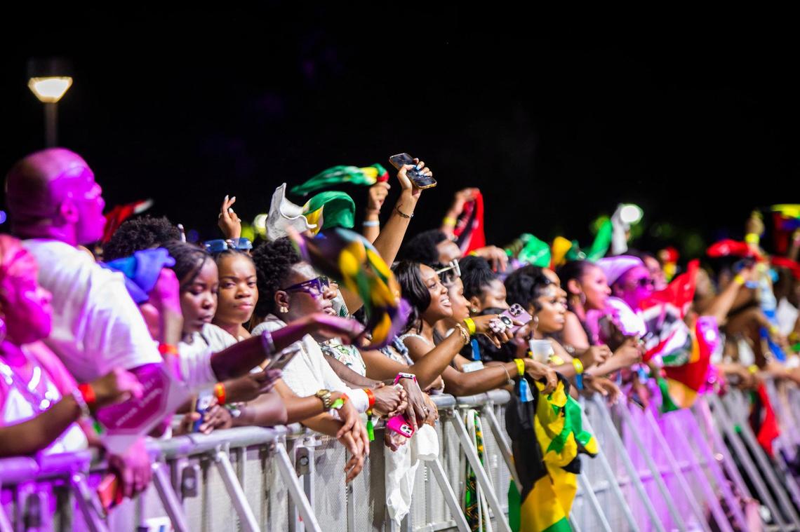 Machel Montano show at the Tipsy Music Festival, Bayfront Park, on October 8th., 2022.
