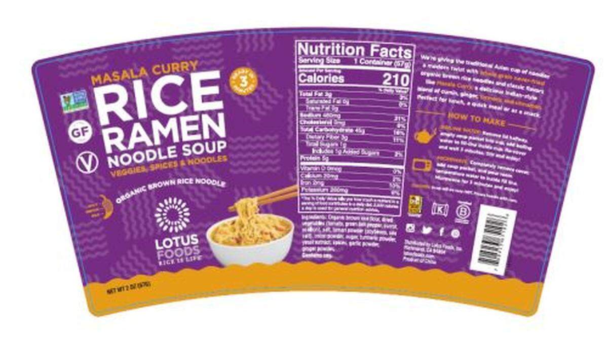 Masala Curry flavor also was recalled