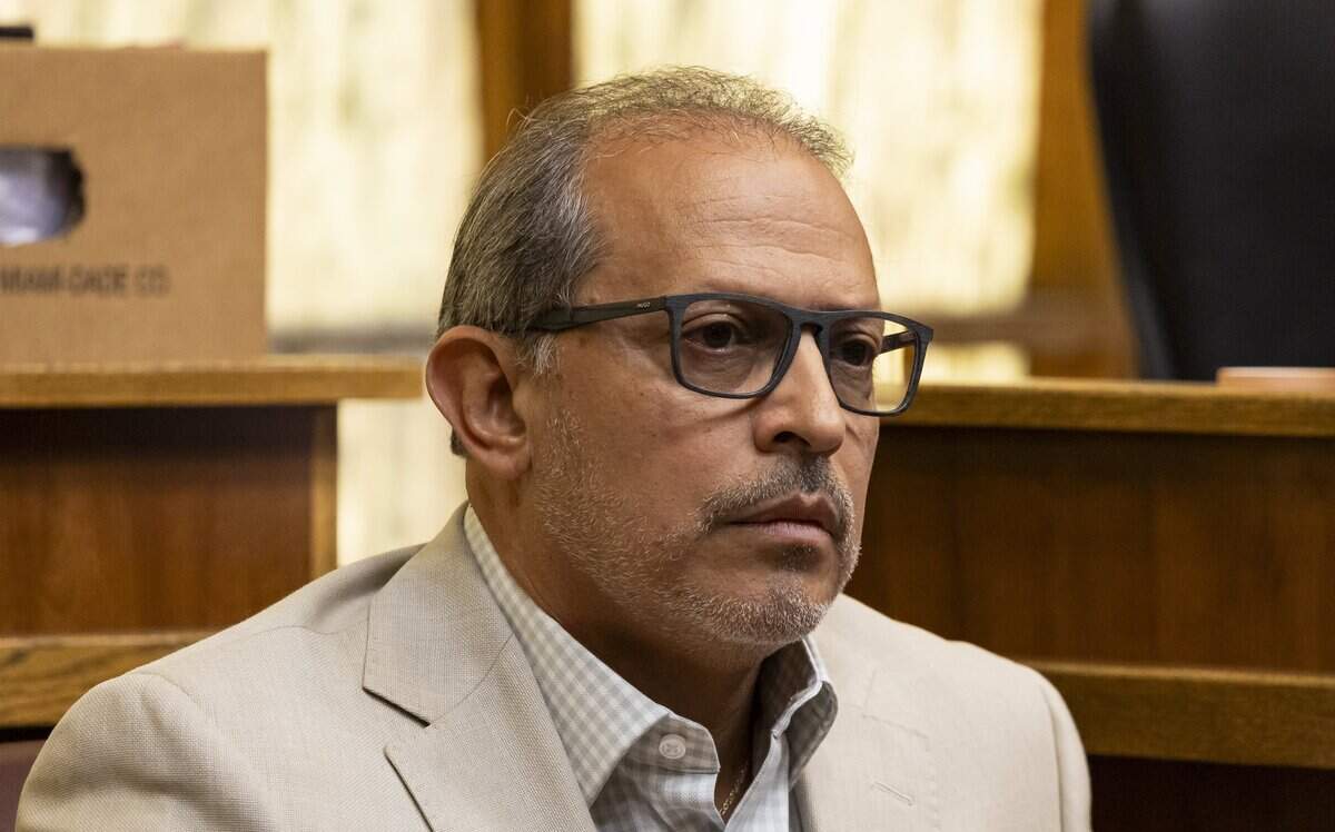 Hamlet Rodriguez testifies during the George Pino trial at the Richard E. Gerstein Justice Building on Tuesday, June 16, 2026, in Miami, Fla. Pino is charged in connection to the boat crash that killed 17-year-old Lucy Fernandez in 2022.