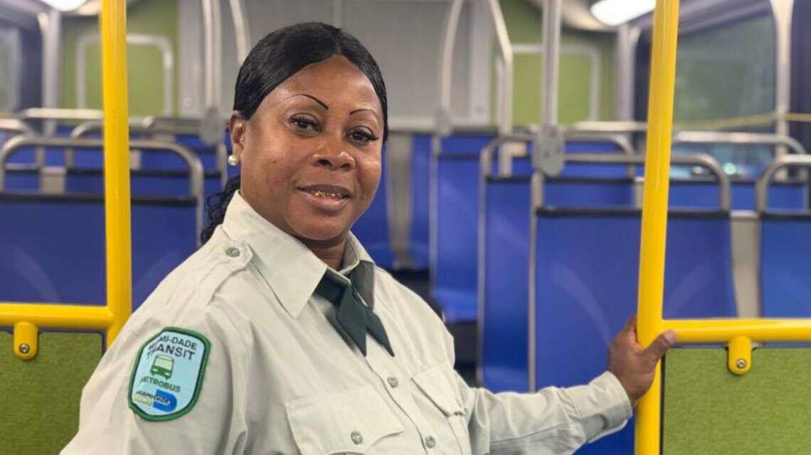 Superhero bus driver helps save a life for the third time in her career