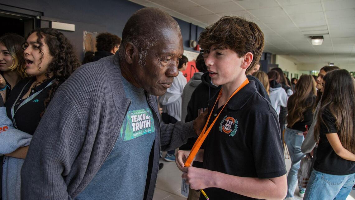 83-year-old historian spoke to Miami middle schoolers about racism. Here’s how it went
