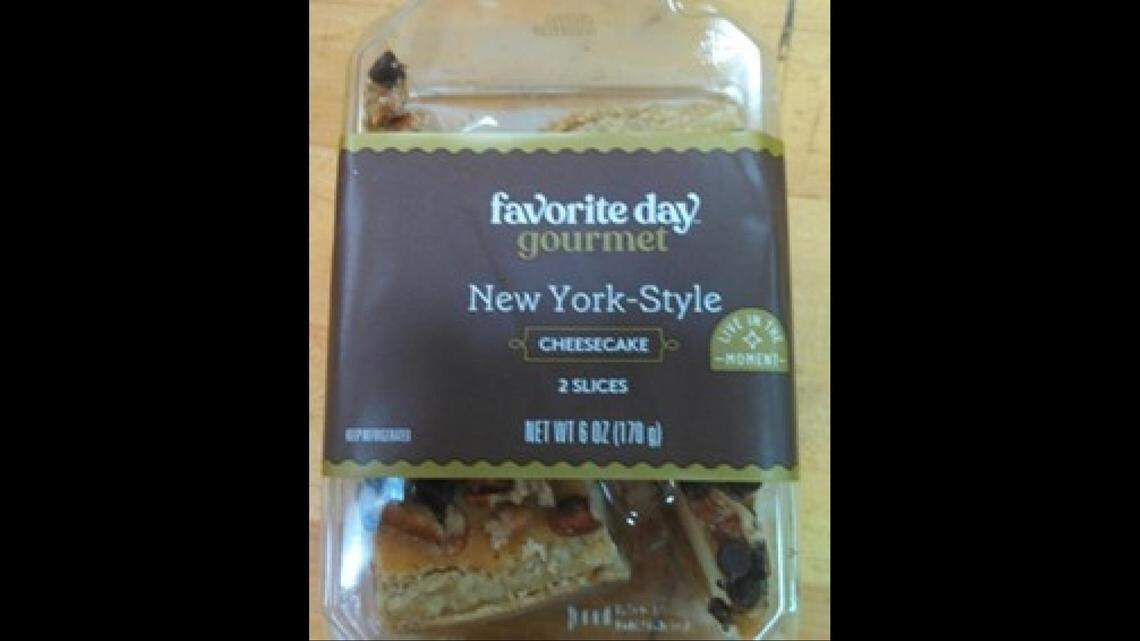 There’s a problem with one lot of Target’s Favorite Day Gourmet New York Style Cheesecake.