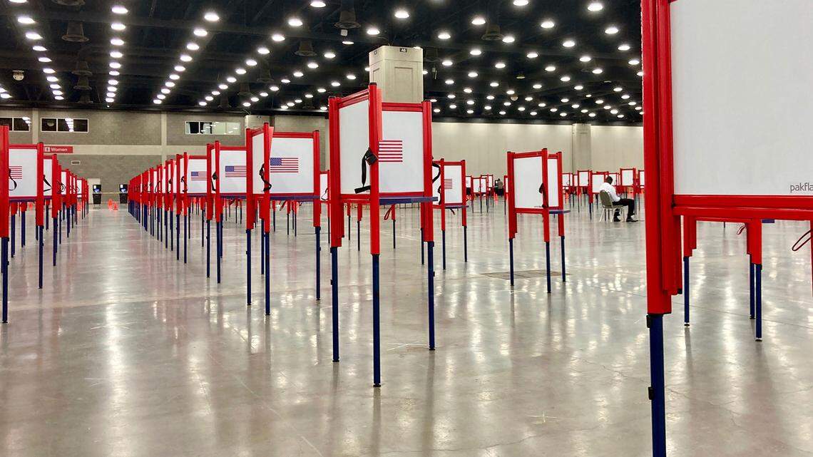 A Kentucky polling place.