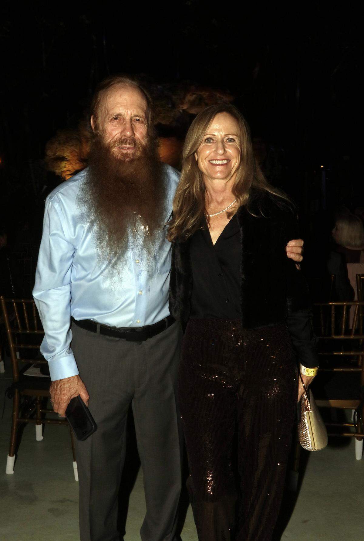 William and Terri Booth attend a preview event at the soon-to-reopen Venetian Pool on Sunday, Dec. 7, 2025, in Coral Gables, Florida.