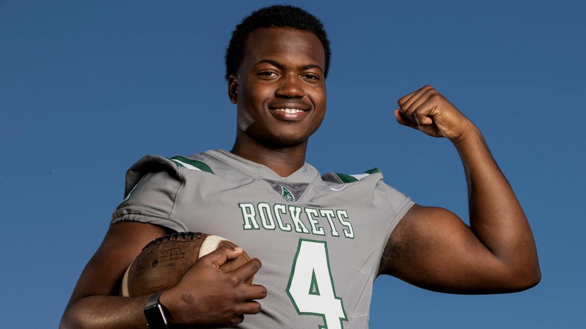 Rueben Bain Jr., Miami Central High School, Football. All-Dade players photographed at A.D. Barnes Park on Wednesday, Jan. 11, 2023, in Miami, Fla.