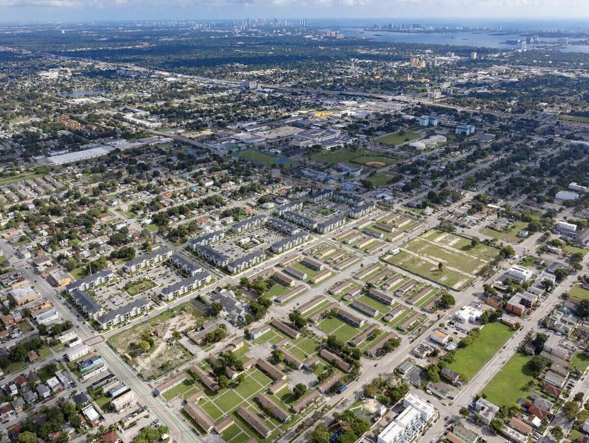 Liberty Square is one of Miami-Dade’s oldest and largest public housing complexes. It’s being redeveloped with mixed-income housing by Related Urban Development Group.