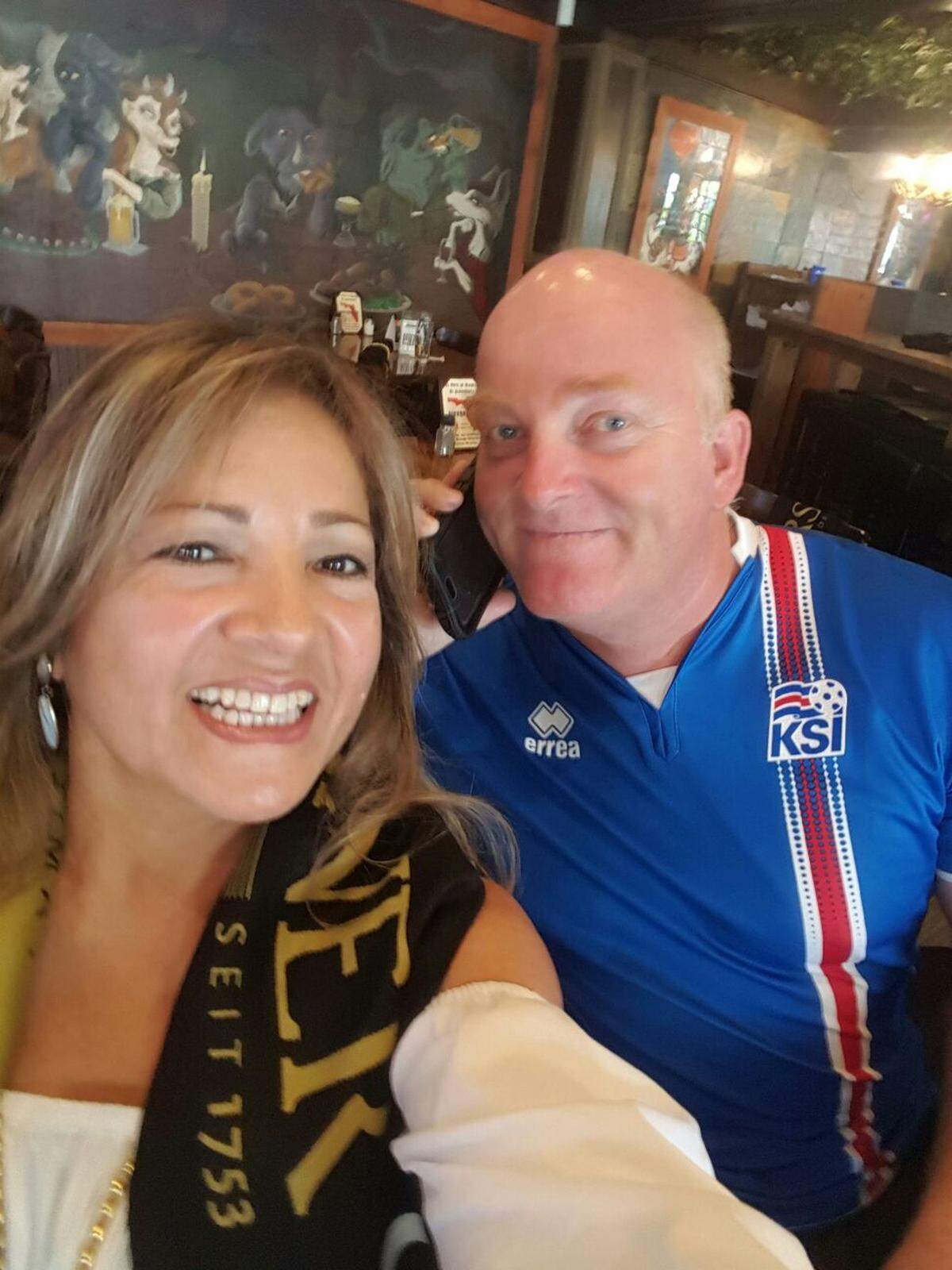 Olaf Skulasson, wife Christina