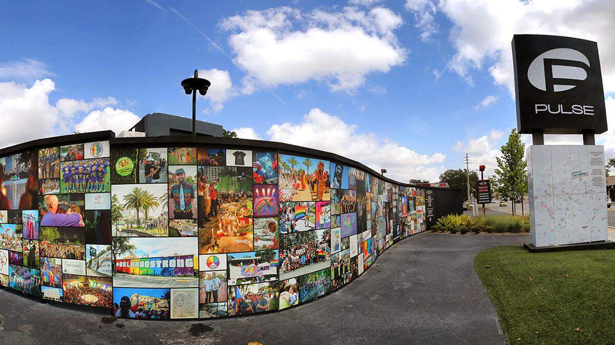 Photos and keepsakes adorn the Pulse Interim Memorial located at the Pulse nightclub site south of downtown Orlando, Thursday, June 6, 2019. June 12 marks the 3rd anniversary of the mass shooting that left 49 club patrons dead.