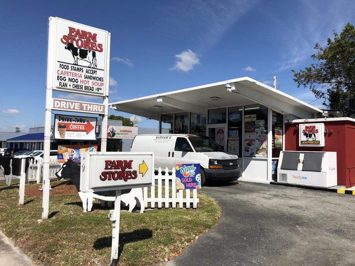 Grocery shoppers looking to practice social distancing during the coronavirus outbreak are turning to the drive-through convenience Farm Stores.