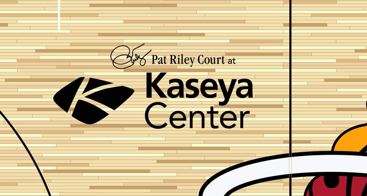 La cancha principal del Kaseya Center se llamará a partir de ahora Pat Riley.