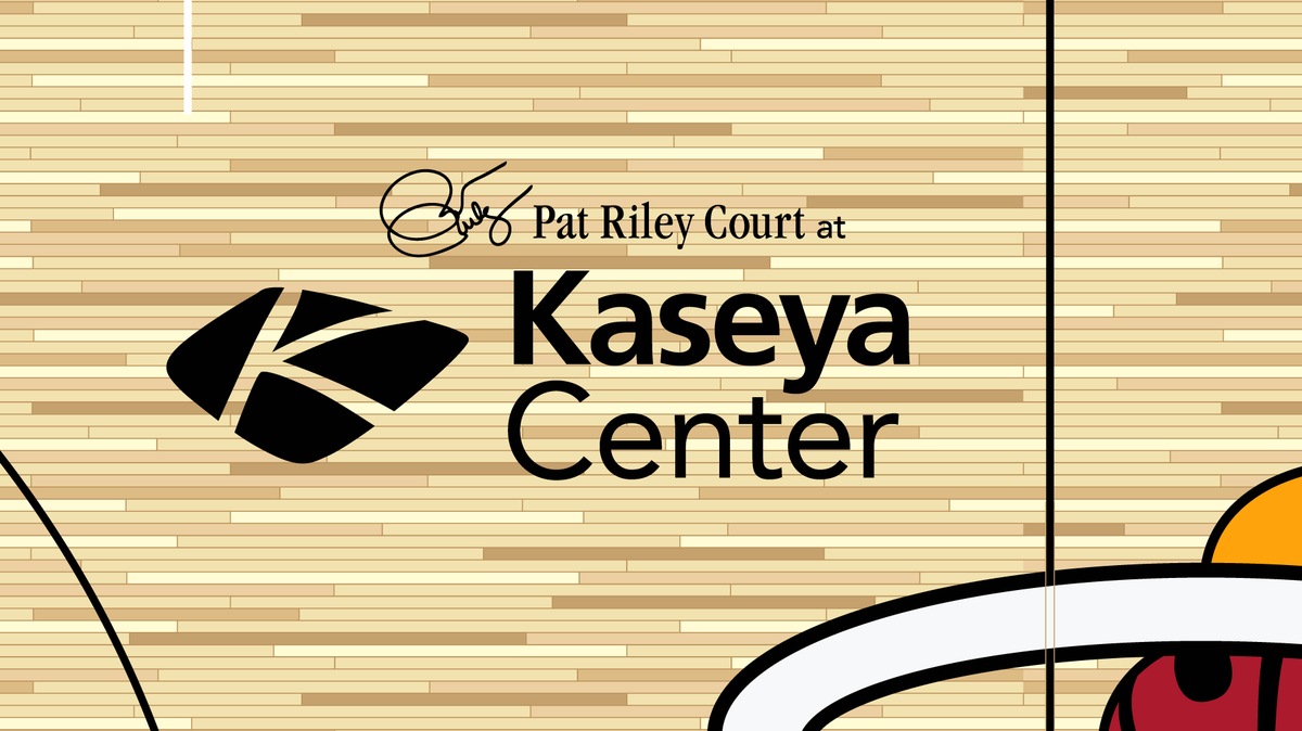 La cancha principal del Kaseya Center se llamará a partir de ahora Pat Riley.