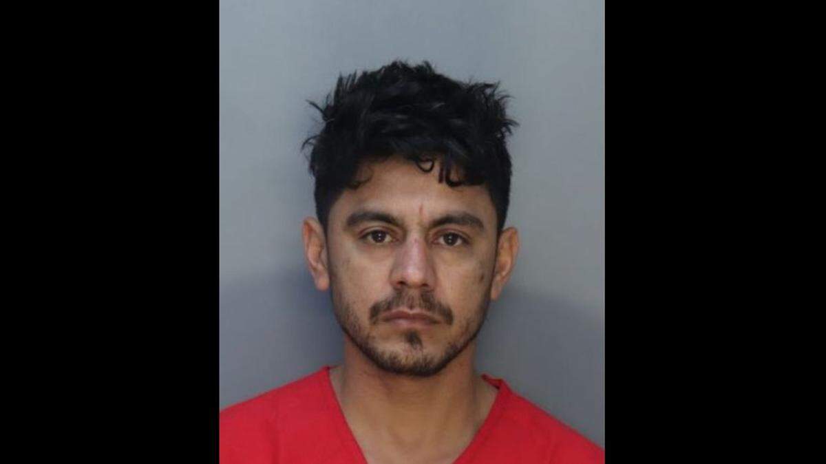 Eder Omar Espinoza-Andino, 40, is accused of stabbing his wife to death on Saturday.