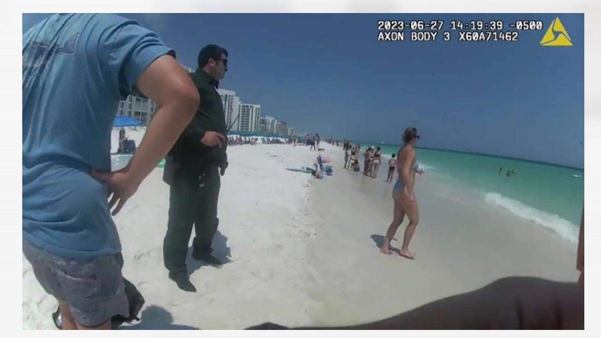 The Okaloosa County Sheriff’s Office released bodycam footage after ex NFL star Ryan Mallett drowned off the coast of Florida.