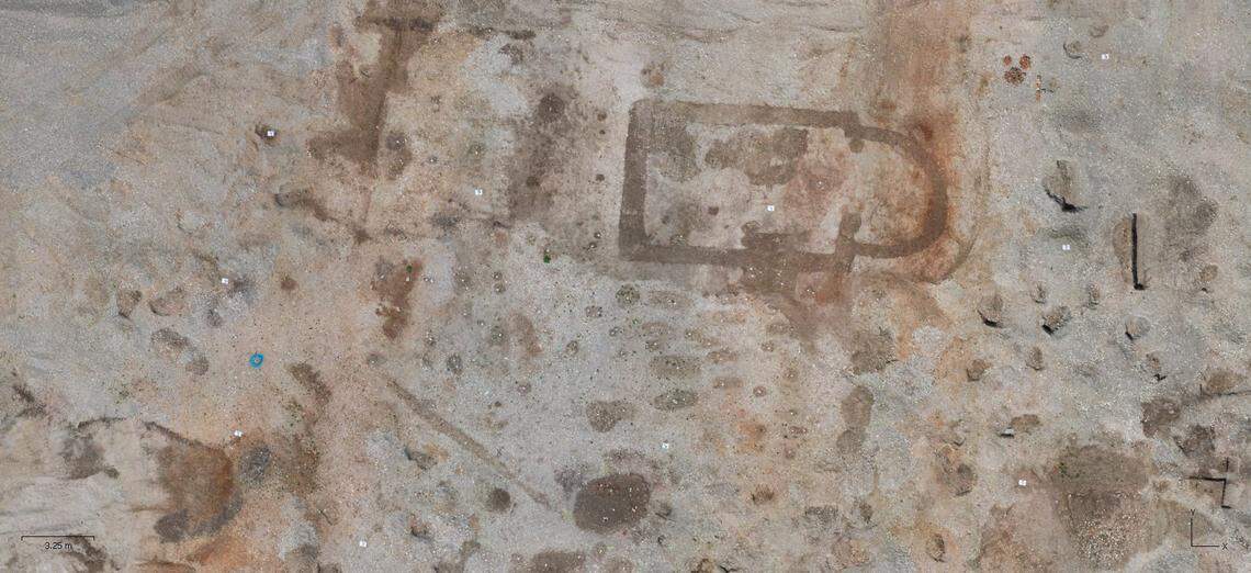 The site was found when construction began for a new governement office, officials said.