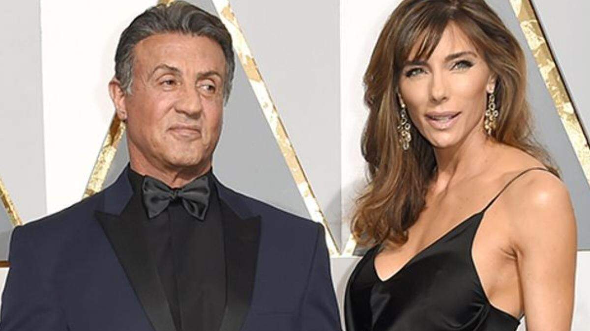 Sylvester Stallone and Jennifer Flavin