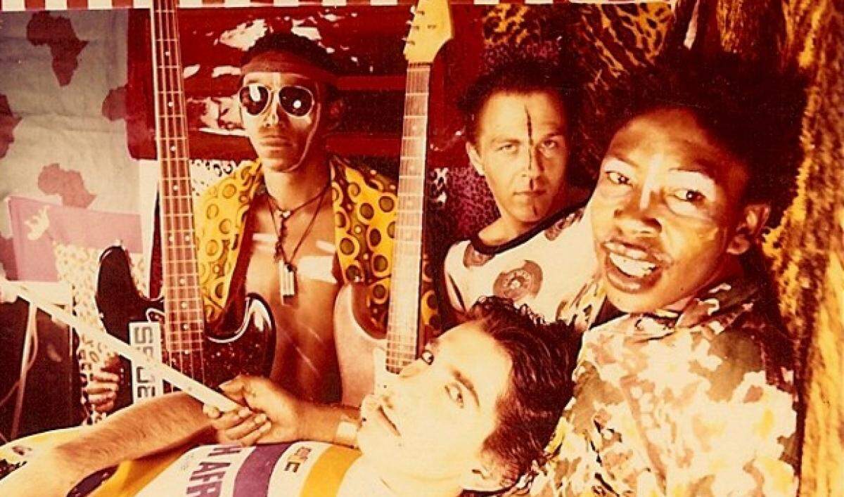 A scene from “This Is National Wake,” a documentary film about National Wake, a multiracial band that performed in South Africa during apartheid. It’s the first film made by journalist-turned-director Mirissa Neff.