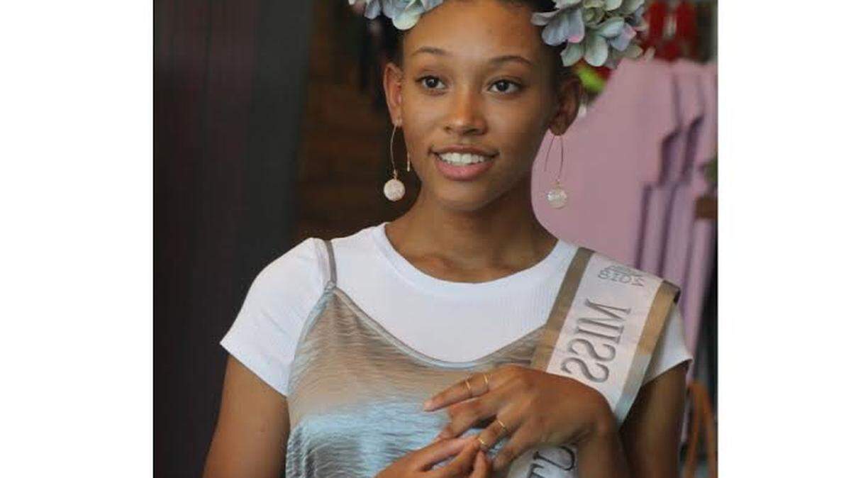Miss South Miami Teen USA, Charity Holmes in 2018.