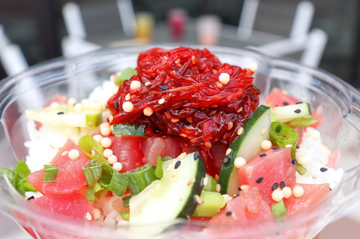 The bowls are created by Henry Moso, a recent James Beard nominee.