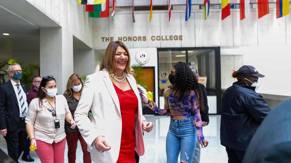 She went from Hialeah High to the first woman president at Miami Dade College