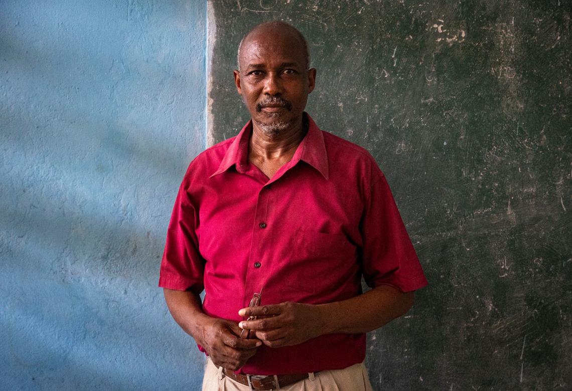 Roc Auxène, a history teacher and regional director for the Ministry of Education for southeast Haiti