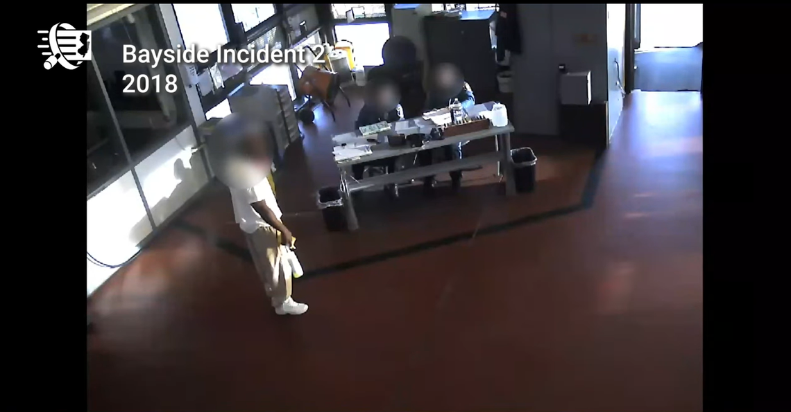 The 2018 incident at Bayside State Prison.