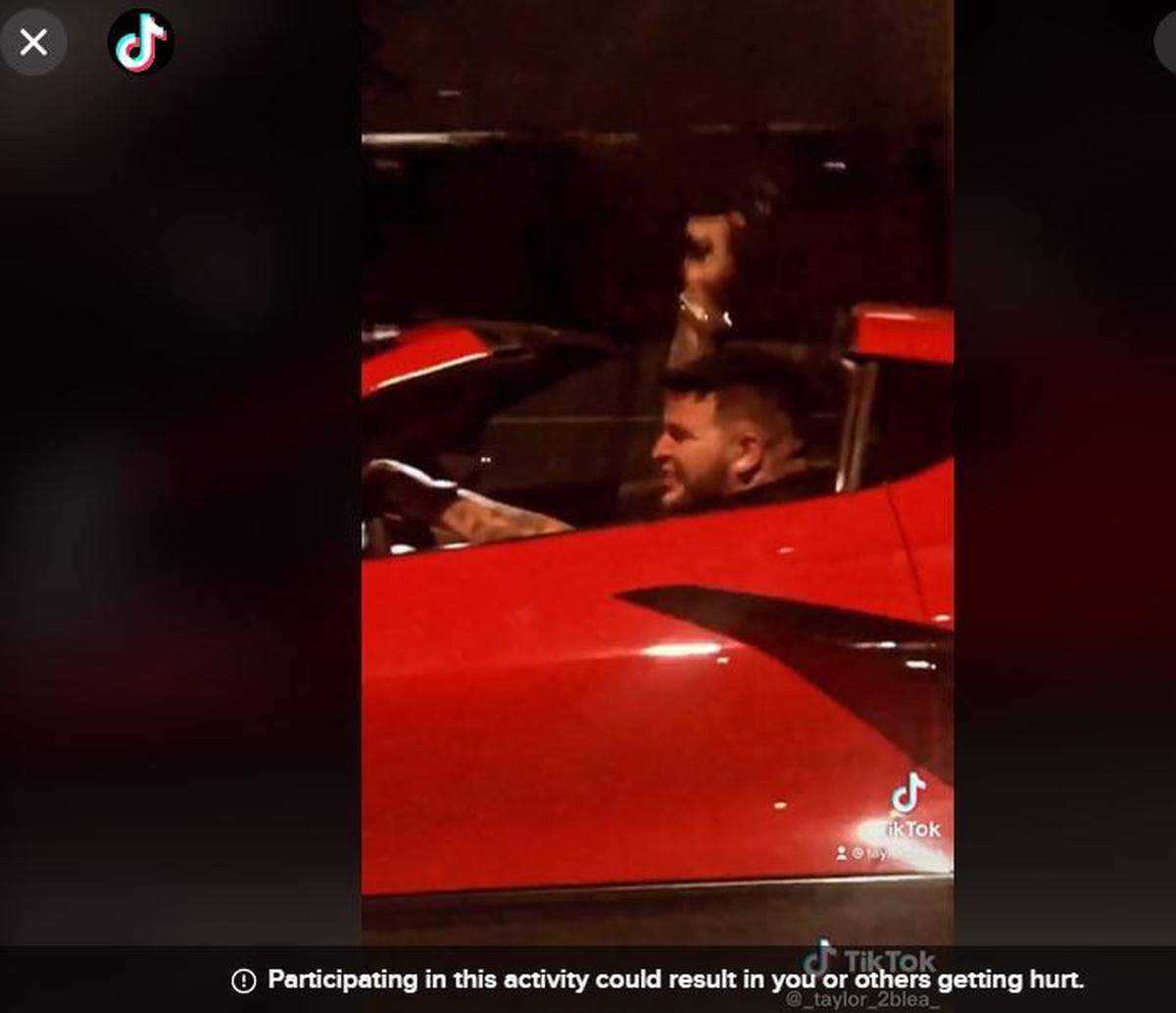 Another video still from the May 18 video posted to TikTok account “_taylor_2blea_,” the same name Nelson Perez-Valdivia used for his Instagram account.