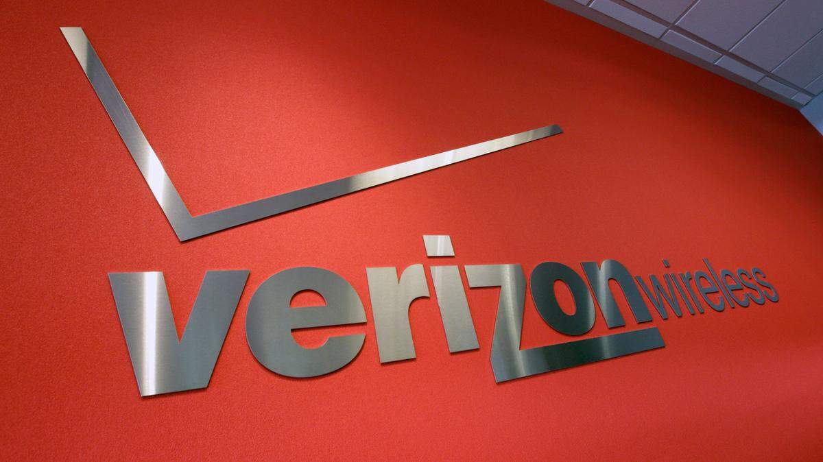 A file photo of the Verizon logo.