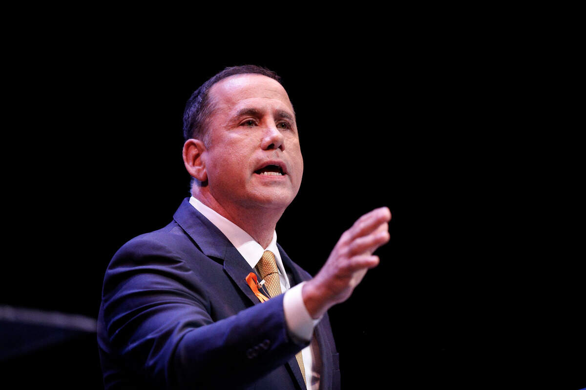 Former Miami Beach Mayor Philip Levine speaks during a debate ahead of the Democratic primary for Florida governor.