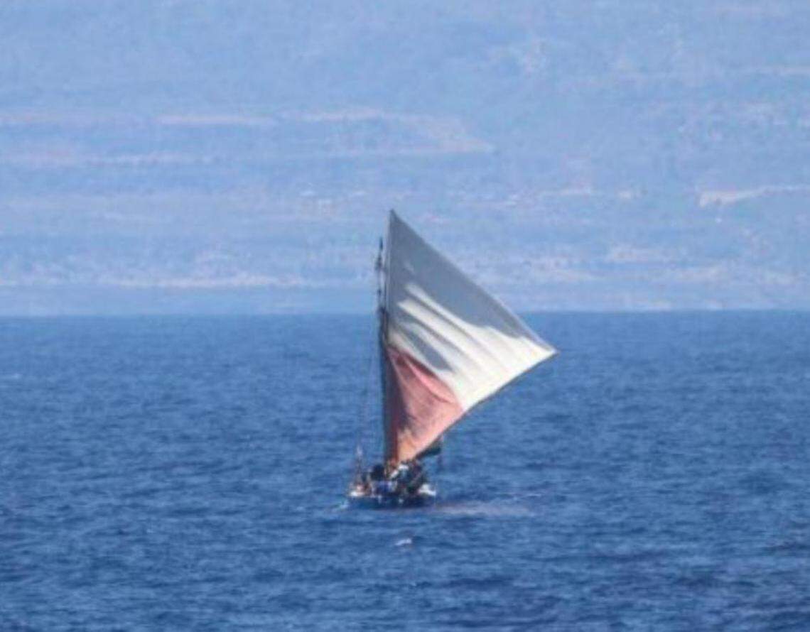 U.S. Coast Guard Cutter Diligence stopped this 35-foot Haitian sailing vessel approximately 17 miles northwest of Cap du Mole, Haiti, on Saturday, May 28, 2022. The people were repatriated May 31.