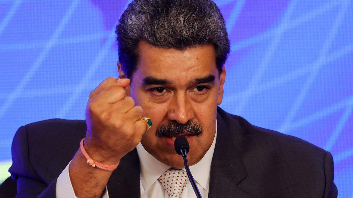 Venezuela’s Nicolas Maduro speaks during a meeting in June in Caracas.