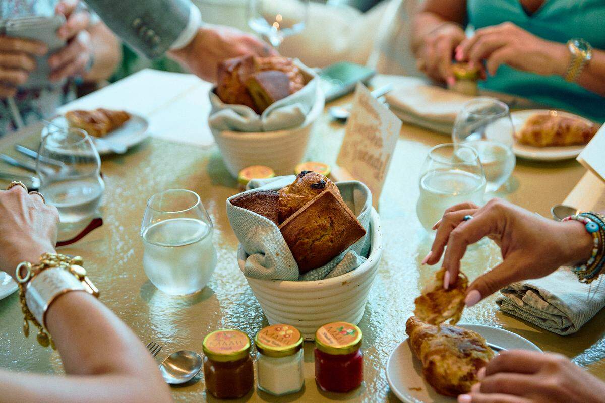 Brunch is a fabulous affair at Evelyn’s.