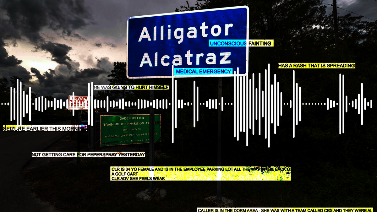 Not able to reach the Everglades detention center, Alligator Alcatraz, family members seeking help for detainees held there dialed 911 after getting alarming calls of medical neglect and mistreatment.