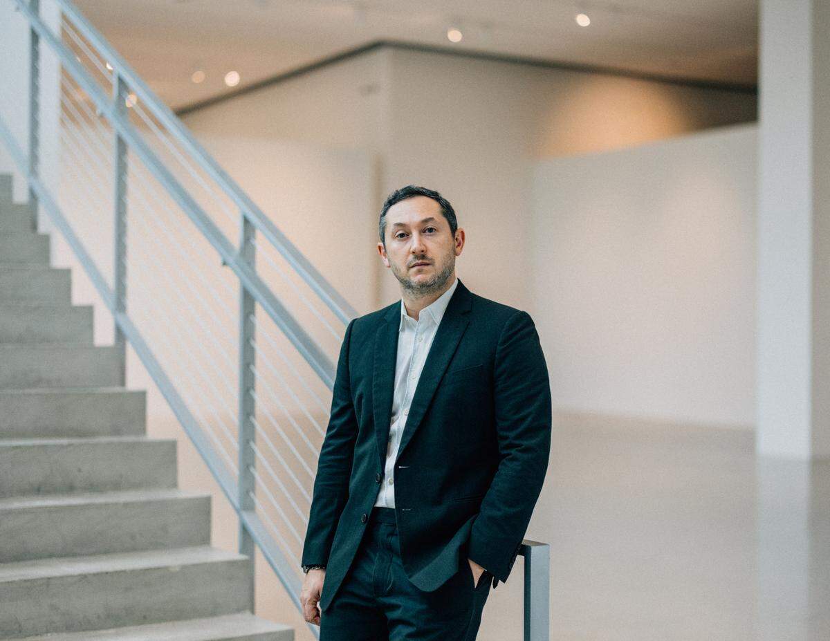 Alex Gartenfeld, the artistic director at the Institute of Contemporary Art, Miami, stands in the building that used to house the de la Cruz Collection in the Design District. ICA, Miami has acquired the building to expand its museum.