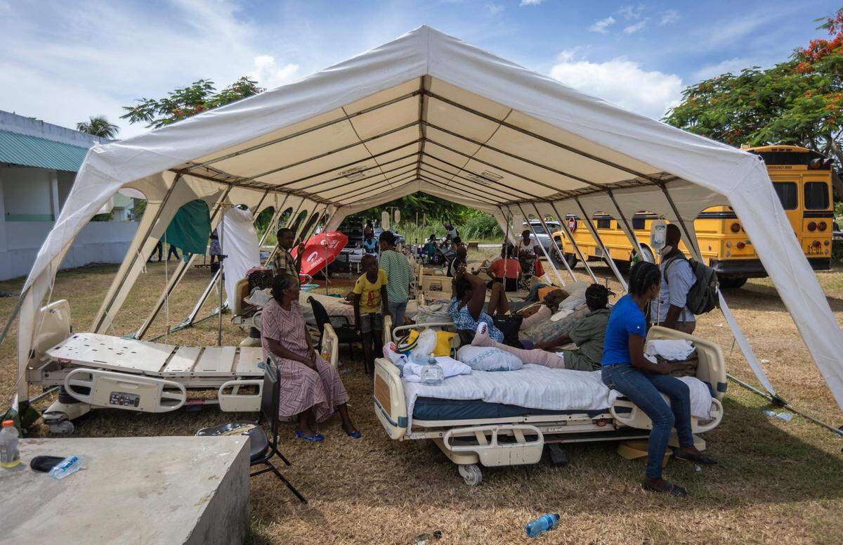Les Cayes, Haiti, August 16 2021 -