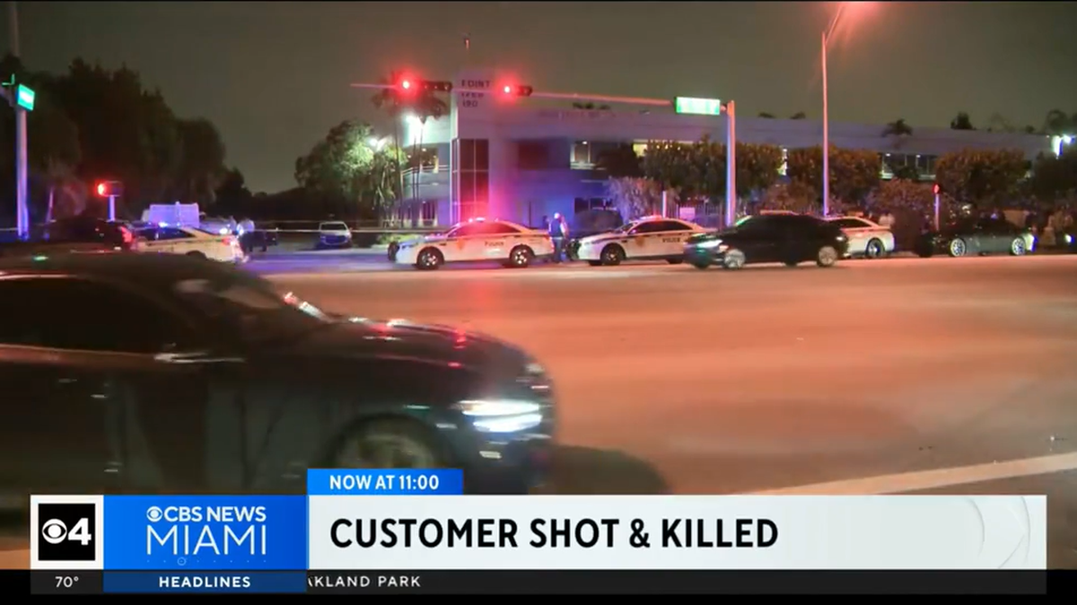 Gunmen shot and killed a customer inside a store at the Point Ives shopping center, 190 NE 190th St., on Wednesday, Jan. 10, 2024, Miami-Dade police said.