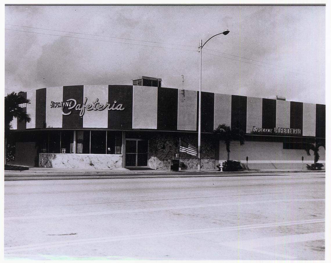 The Biscayne Cafeteria was popular gathering spot on Northeast Second Avenue in Miami Shores.