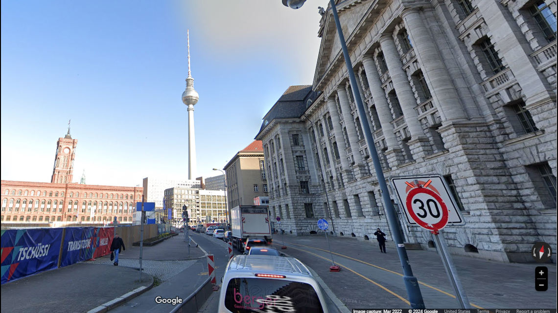 Hidden under a street in central Berlin, an ancient artifact was discovered in war rubble.