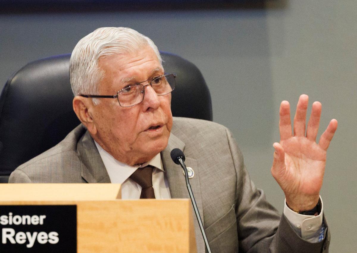 Commissioner Manolo Reyes speaks during a City Commission meeting on Thursday, June 27, 2024, at Miami City Hall.