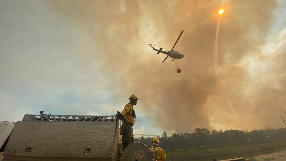 Red flag wildfire warning issued across South Florida