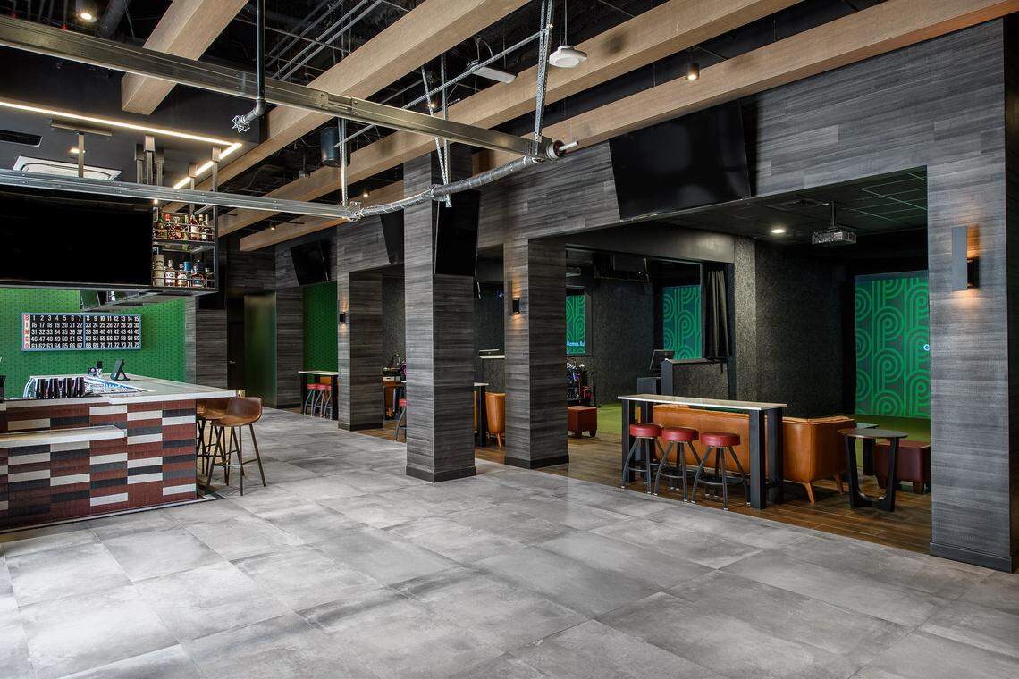 The interior of Play Sporting Lounge in Doral.