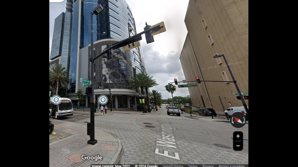 Two uniformed Orlando police officers were injured during the Sept. 25, 2021, struggle with William McClish, which played out at the intersection of North Magnolia and East Washington Street, officials said.