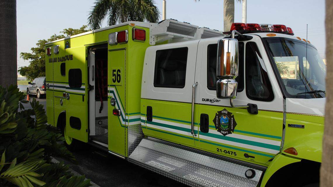 A fire broke out early Monday inside Crestview Towers, a North Miami Beach condominium building that was shut down and evacuated last month over structural concerns.