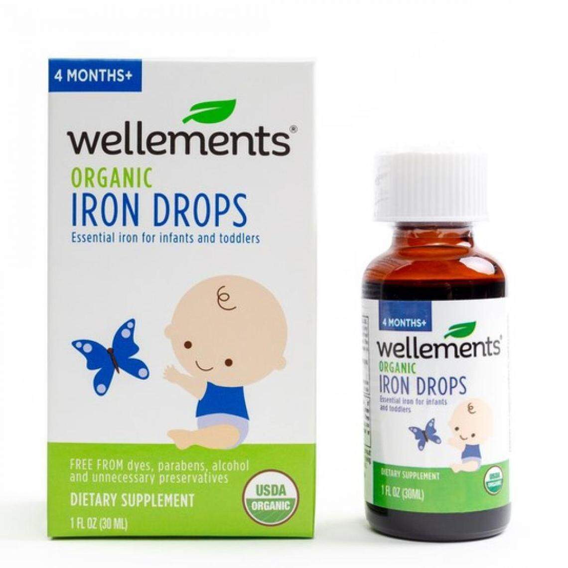 Wellements Organic Iron Drops