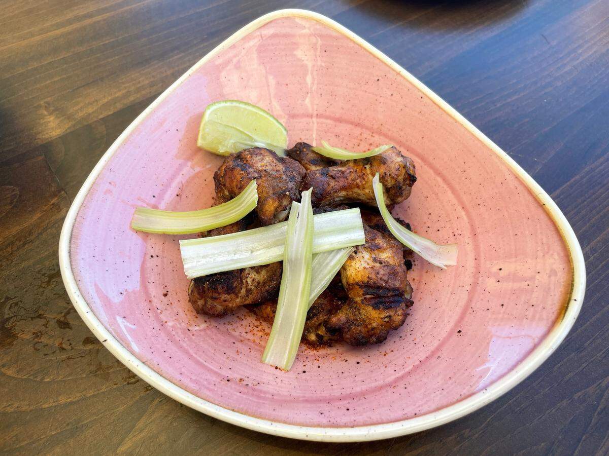 Jerk-kissed Chicken Wings at La Cañita in Bayside Marketplace