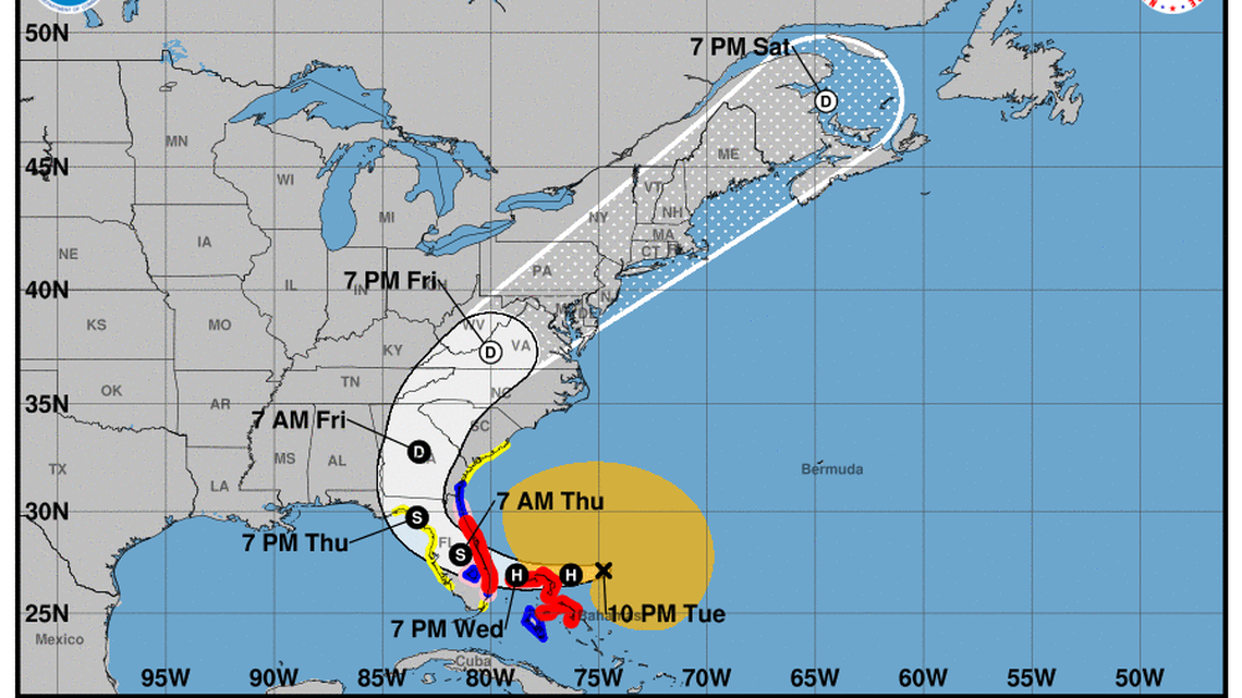 Florida counties call for evacuations and closures as Tropical Storm Nicole strengthens