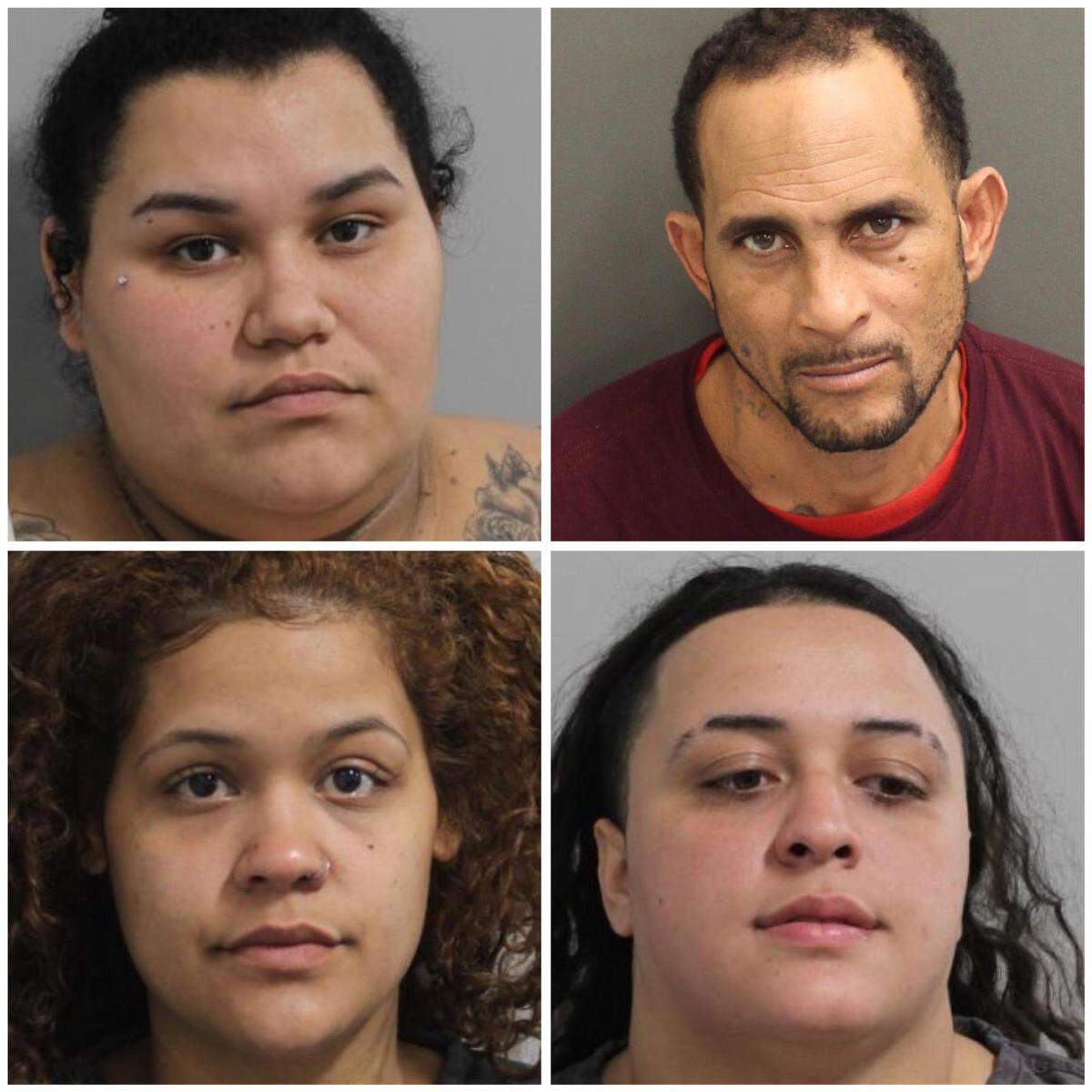 From left, top: Melissa Martinez, Nelson Cruz Medina. Bottom: Shakira Rivera Colon and Jaydie Cintron.